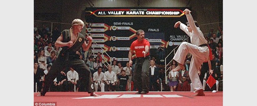 Content marketing ideas and tips. Find the right balance with content marketing - The Karate Kid