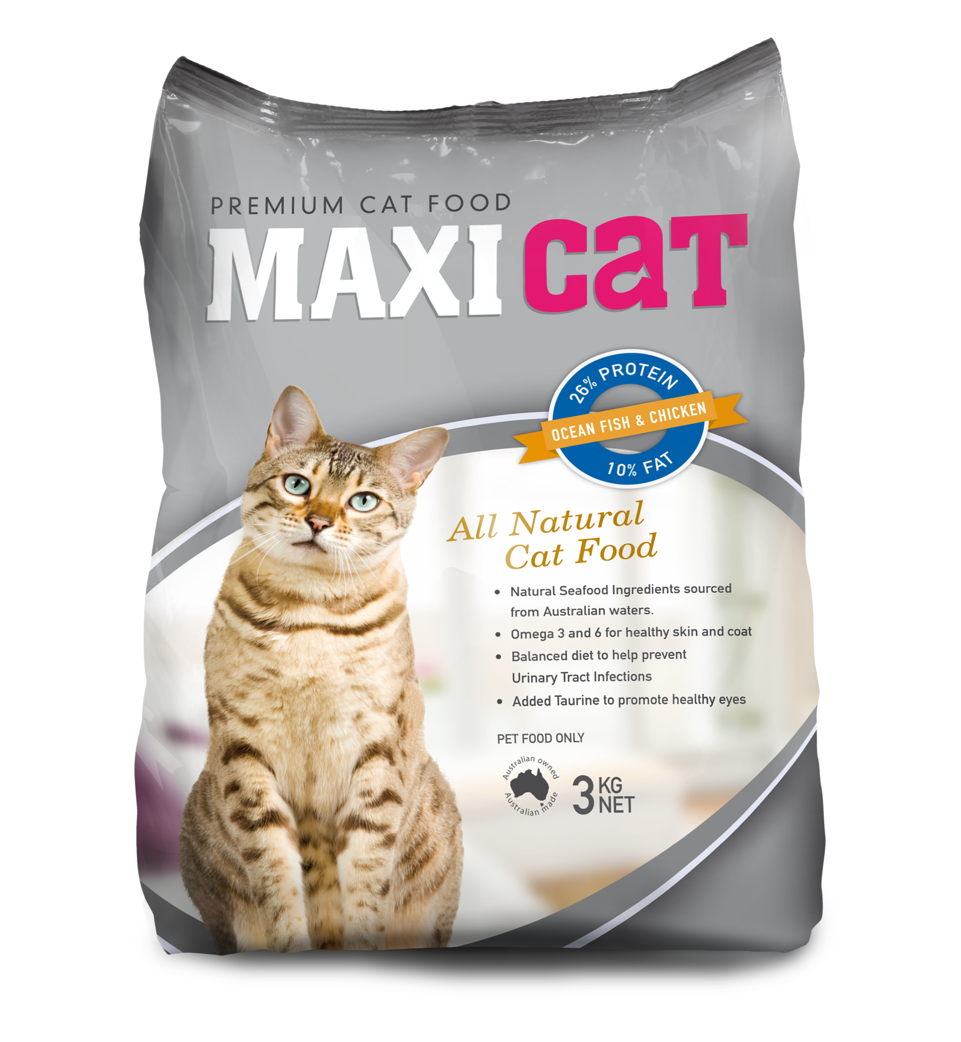 Maxi cat packaging