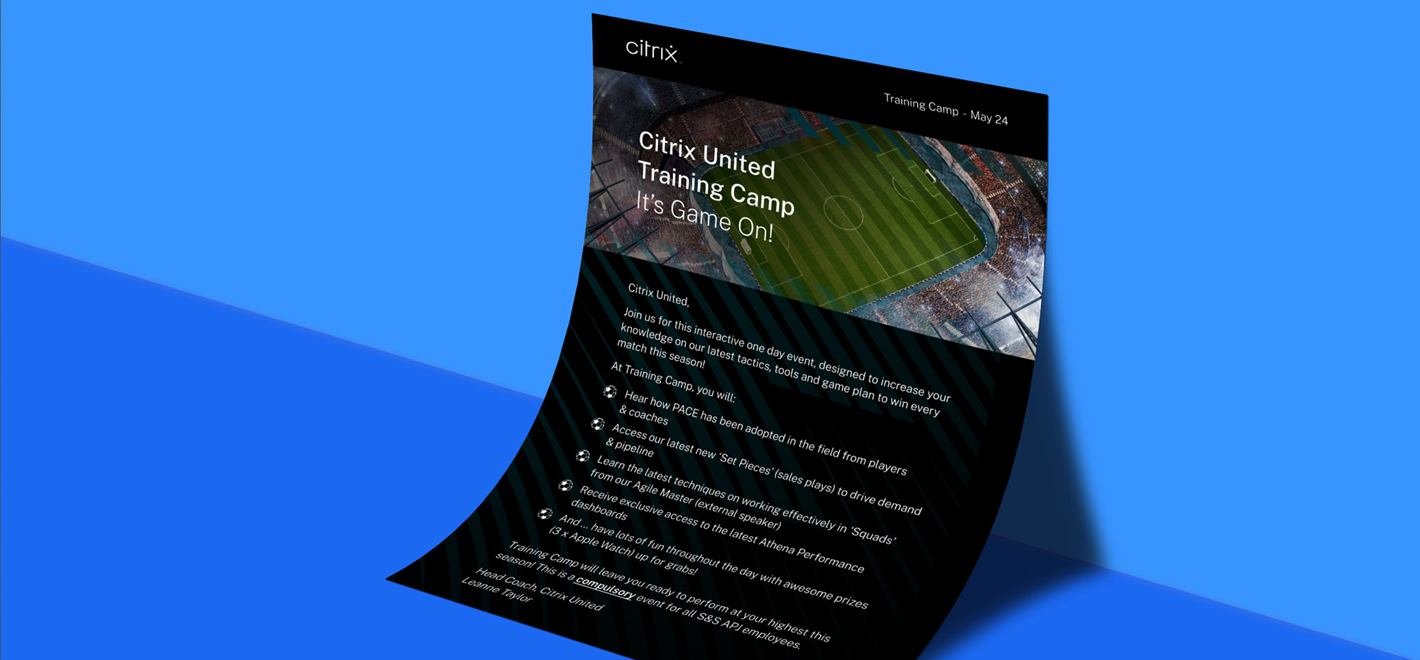 Citrix United brochure design