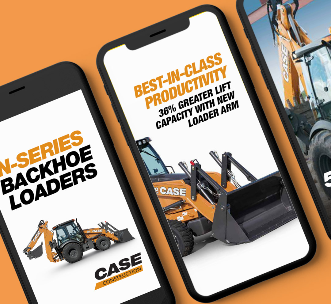 CASE Construction Equipment Instagram Stories