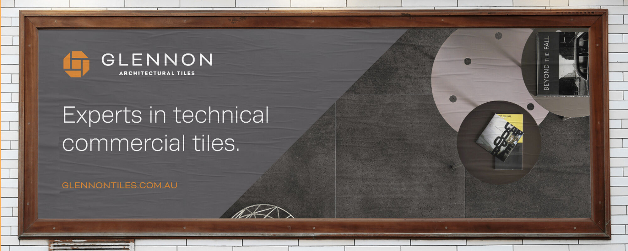 Glennon Tiles billboard design